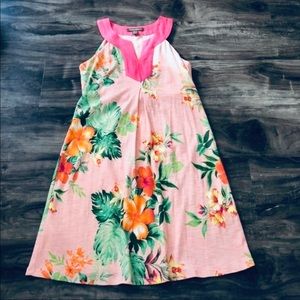 Tommy Bahama XS Pink Tropical Dress